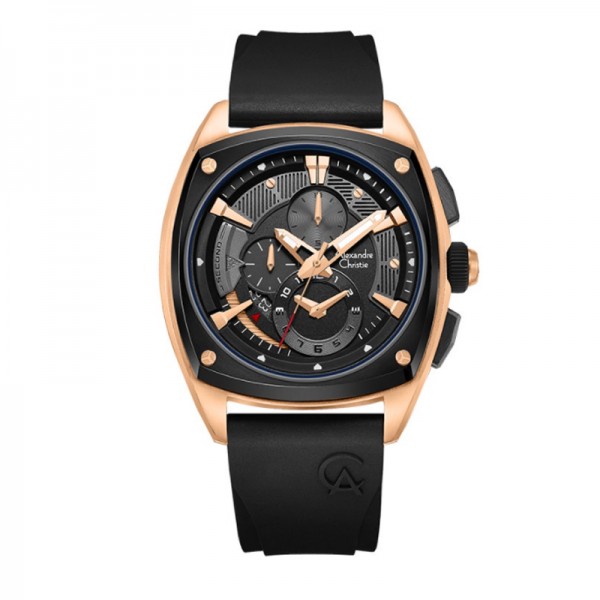 Alexandre Christie AC 6591 Rosegold Black MCRBRBA